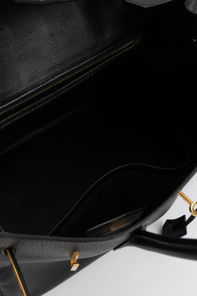 Birkin 35 in Black Ardennes Leather with Gold Hardware
