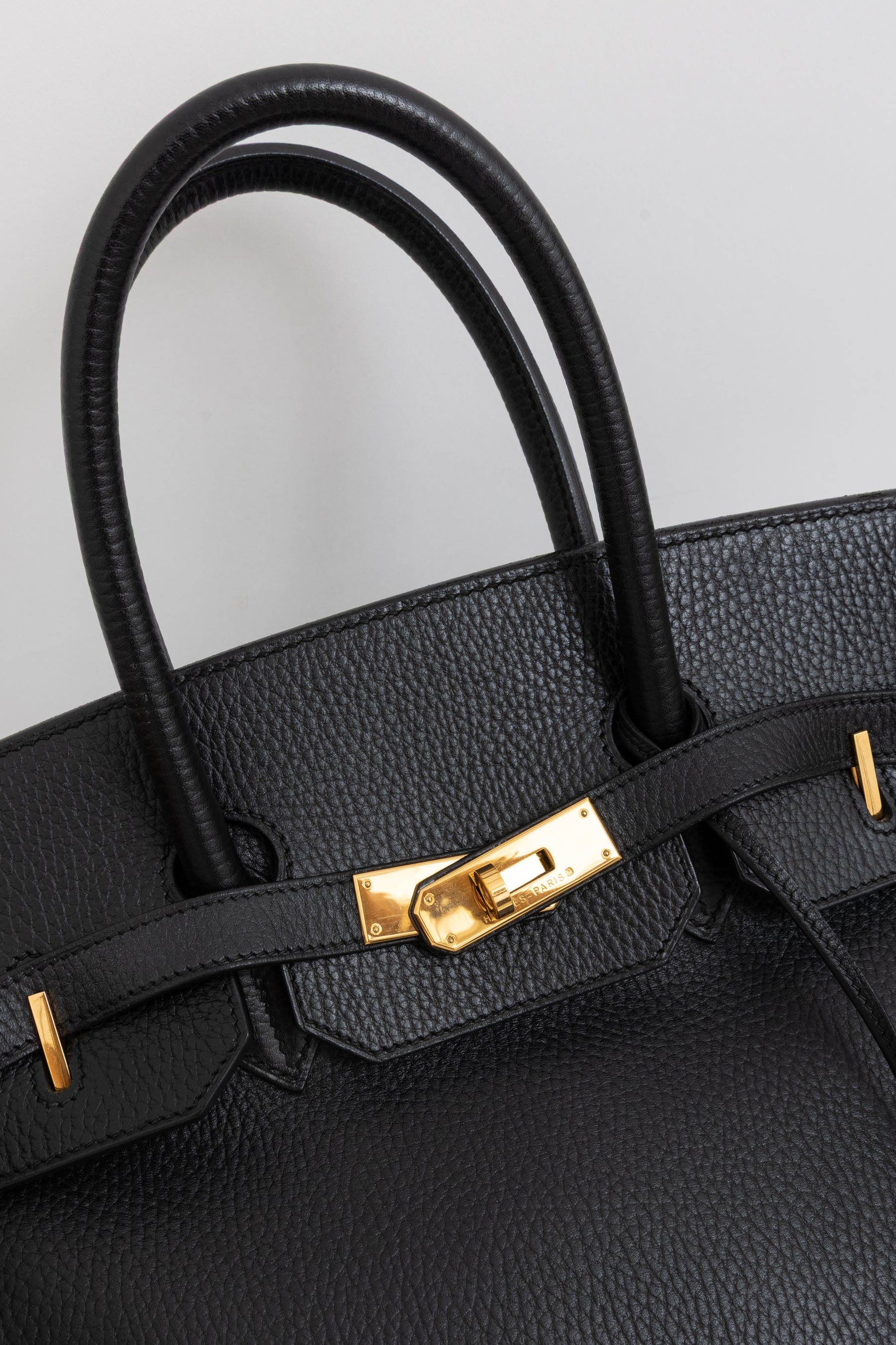 Birkin 35 in Black Ardennes Leather with Gold Hardware