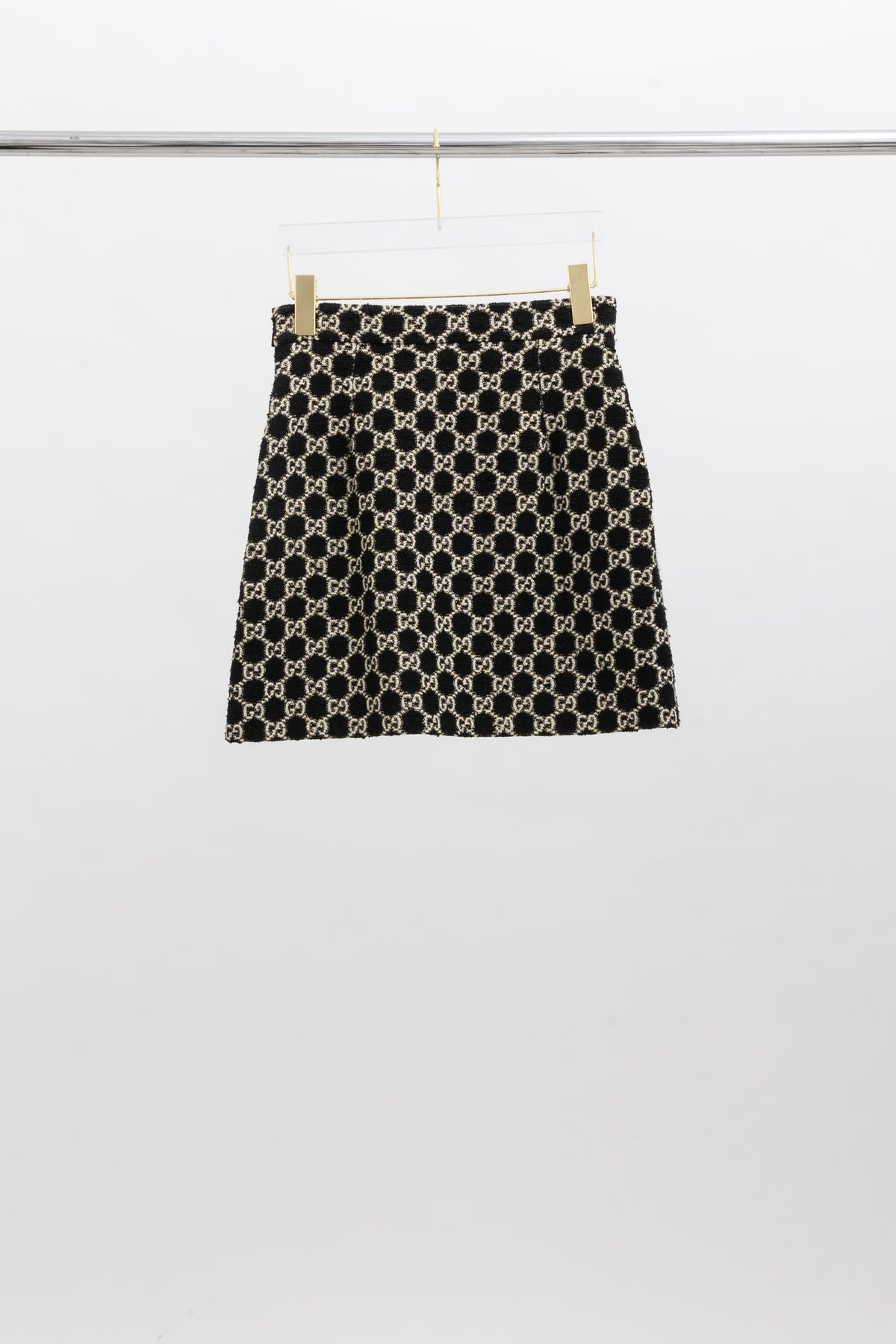 GG Monogram Logo Mini Skirt