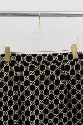 GG Monogram Logo Mini Skirt