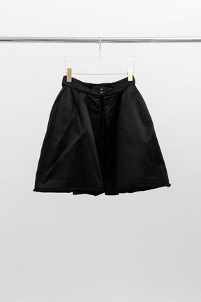 Pleated Flared Mini Skirt