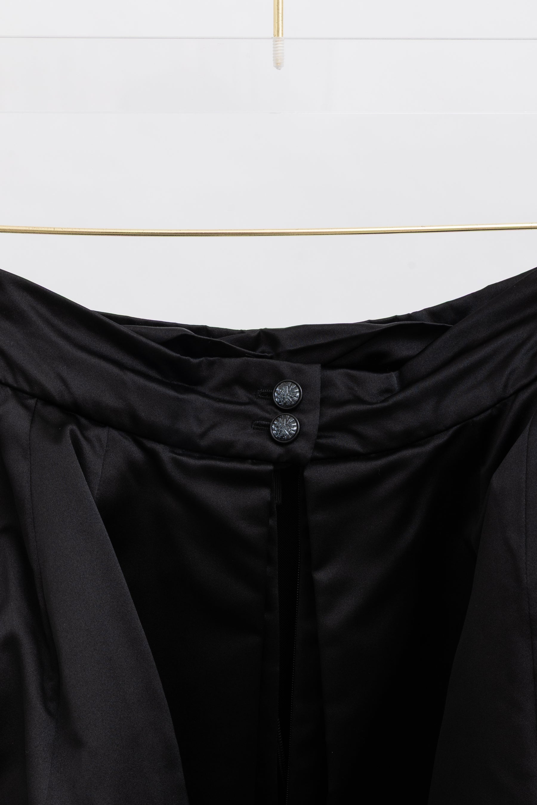Pleated Flared Mini Skirt