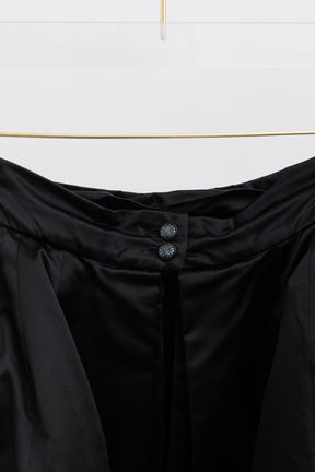 Pleated Flared Mini Skirt