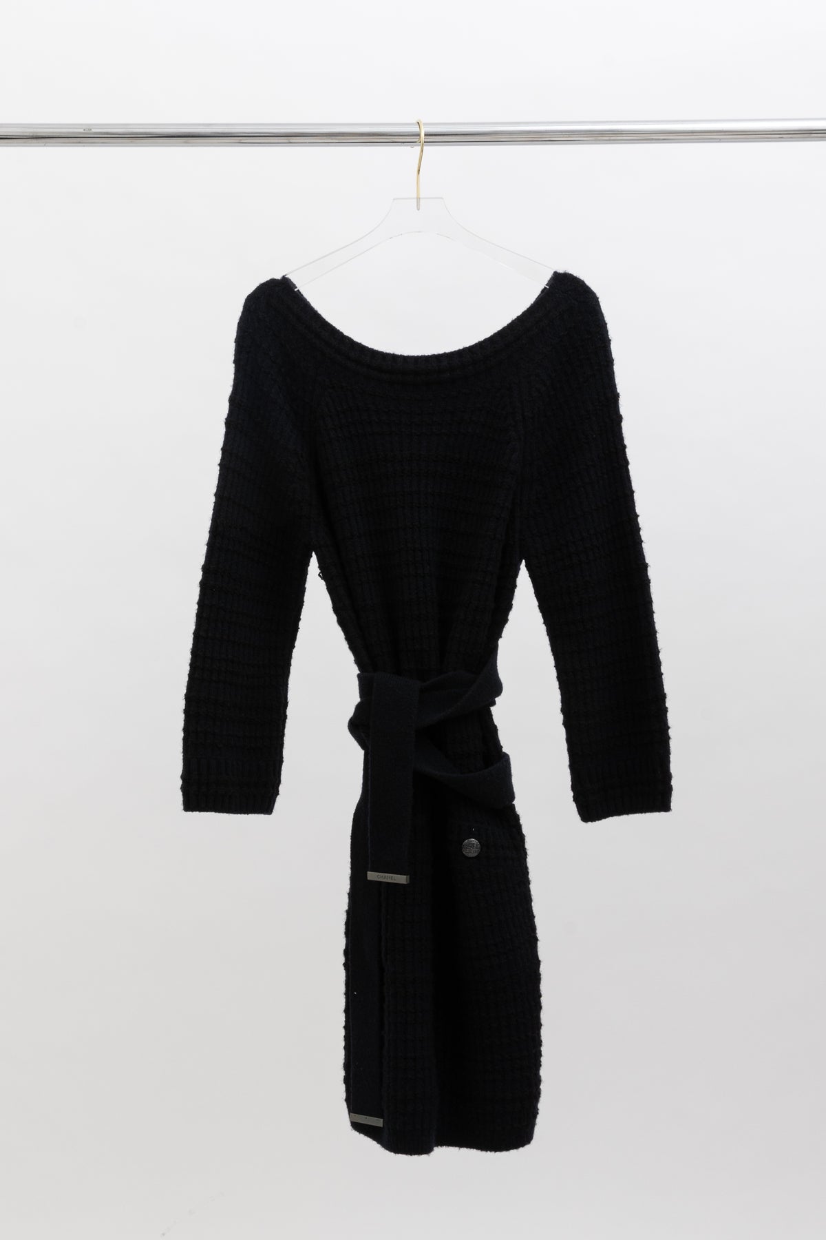 18B Belted Knit Dress
