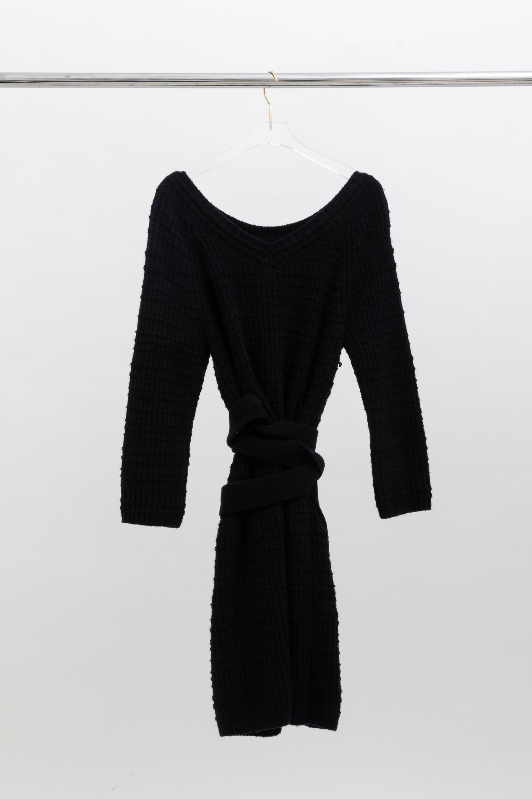 18B Belted Knit Dress