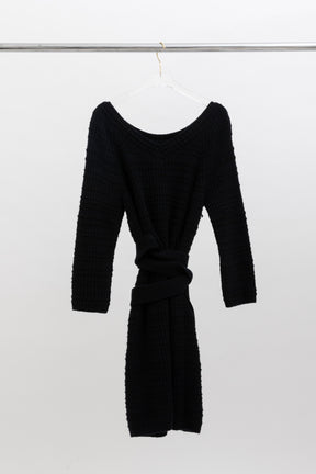 18B Belted Knit Dress
