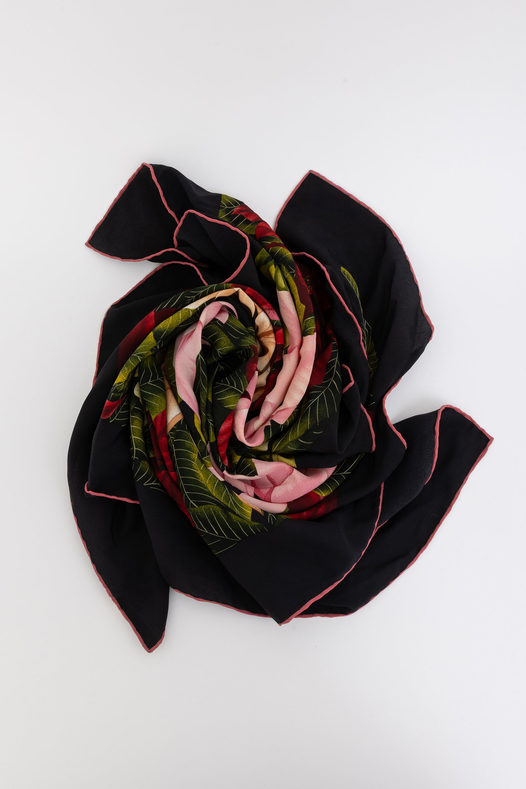 Poinsettia Carré Scarf