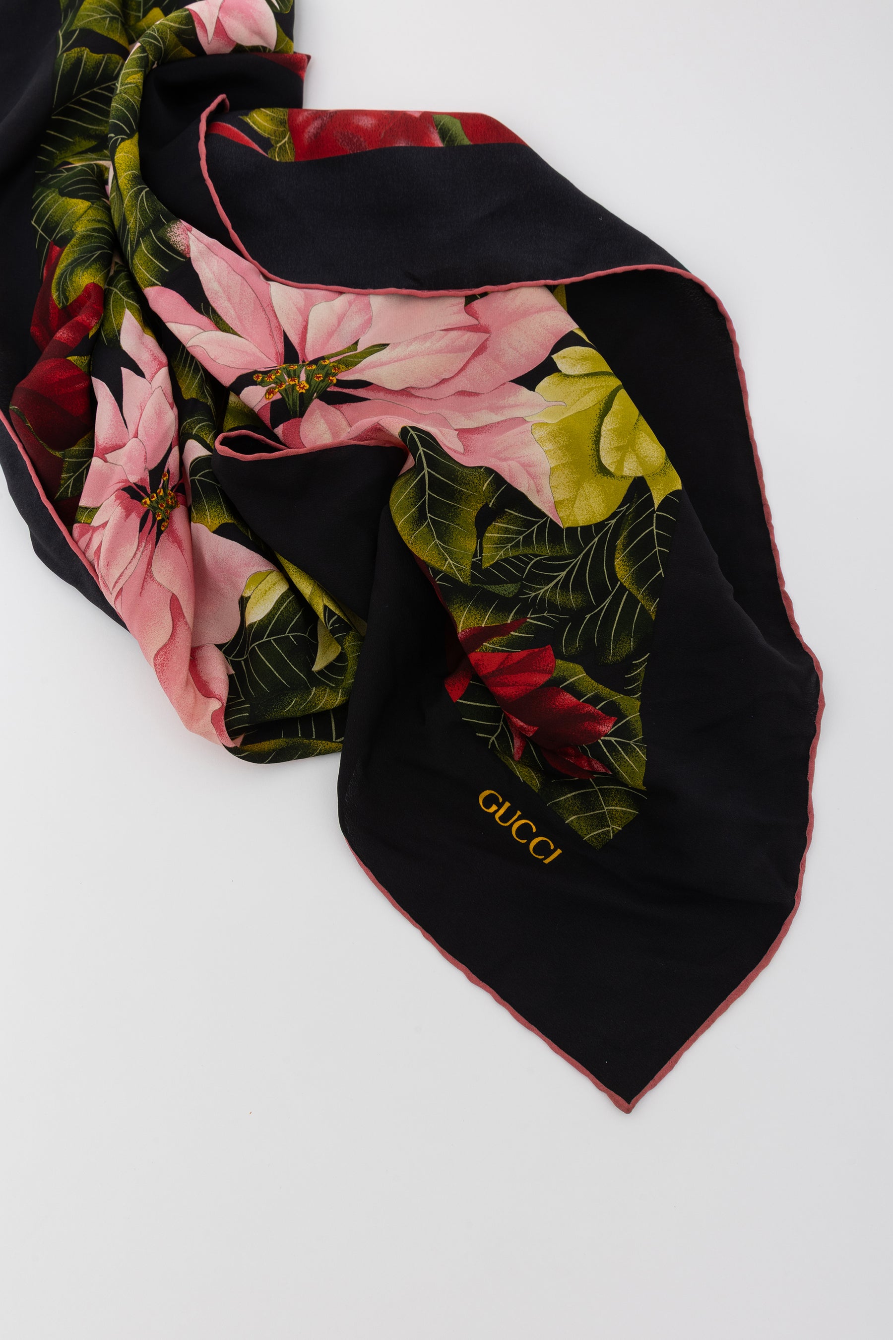 Poinsettia Carré Scarf
