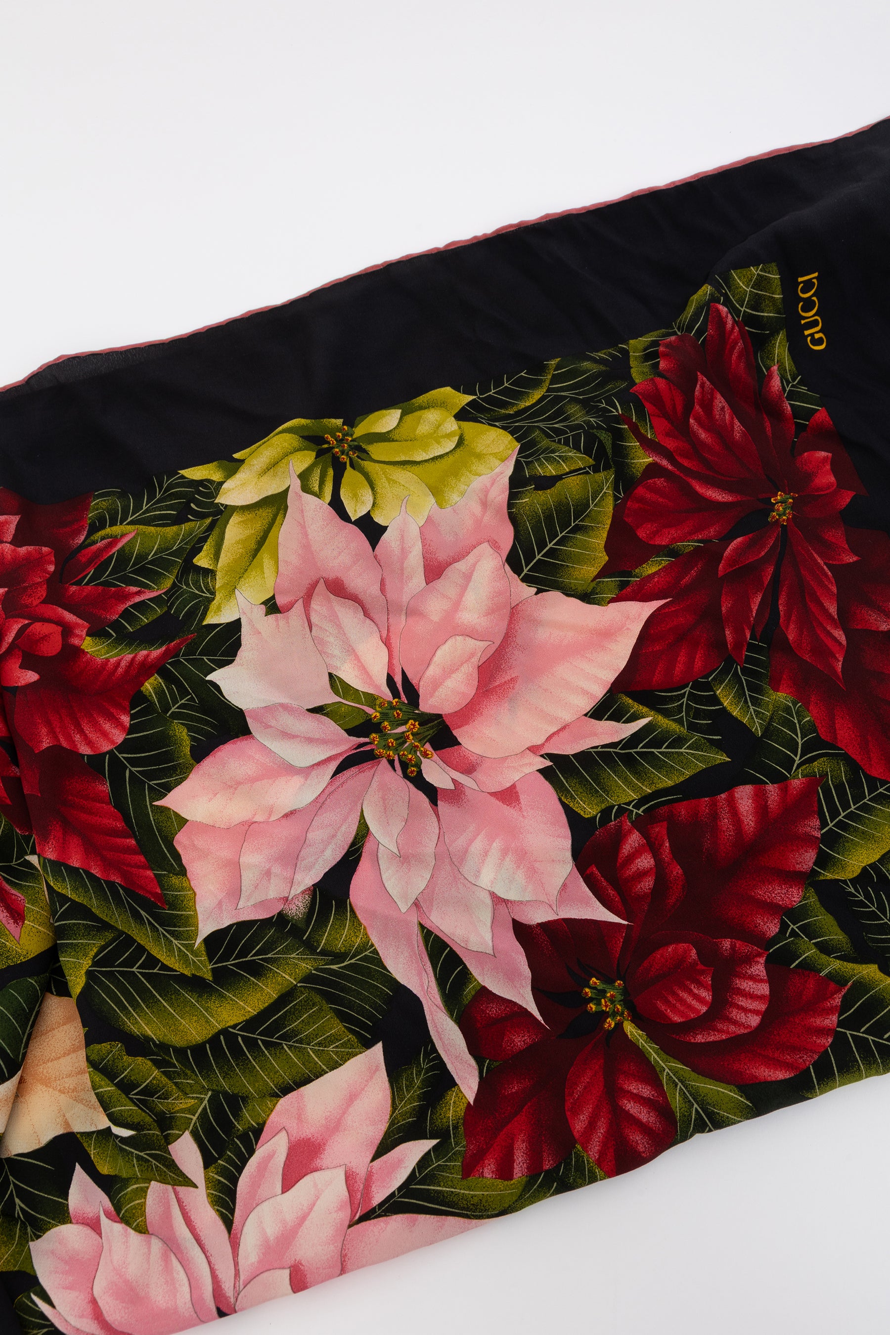 Poinsettia Carré Scarf