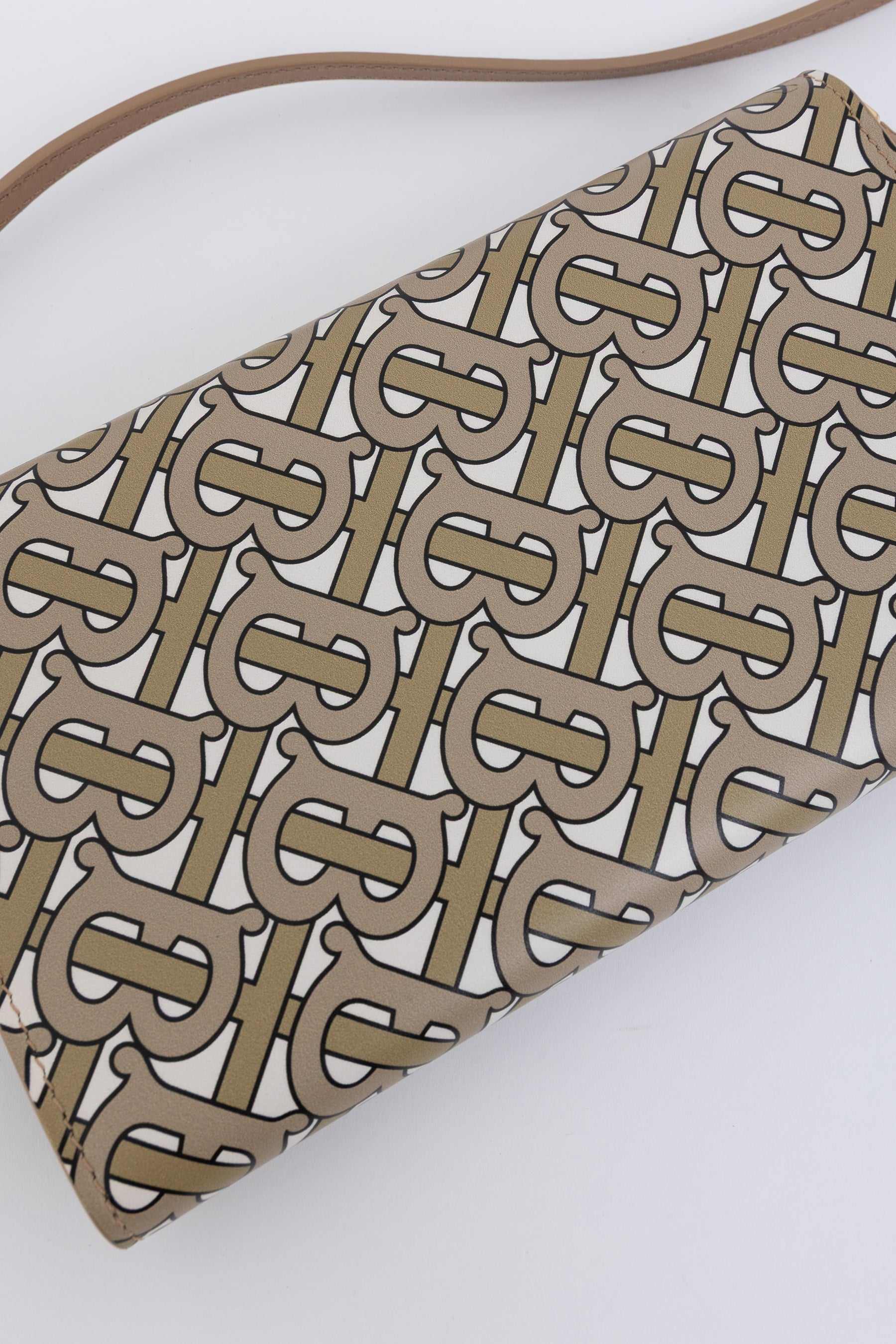 Hazelmere TB Monogram Crossbody Wallet