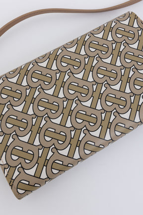 Hazelmere TB Monogram Crossbody Wallet