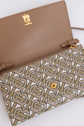Hazelmere TB Monogram Crossbody Wallet