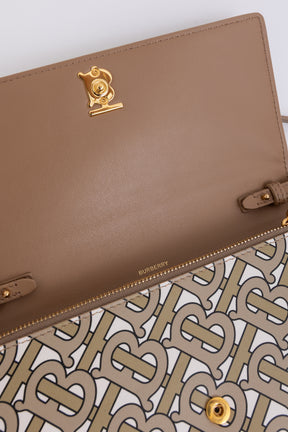 Hazelmere TB Monogram Crossbody Wallet