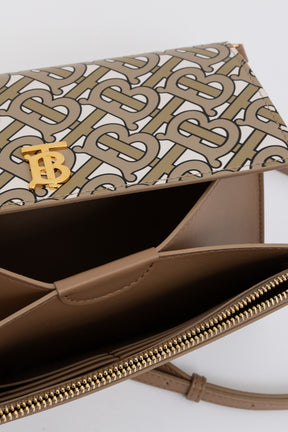 Hazelmere TB Monogram Crossbody Wallet