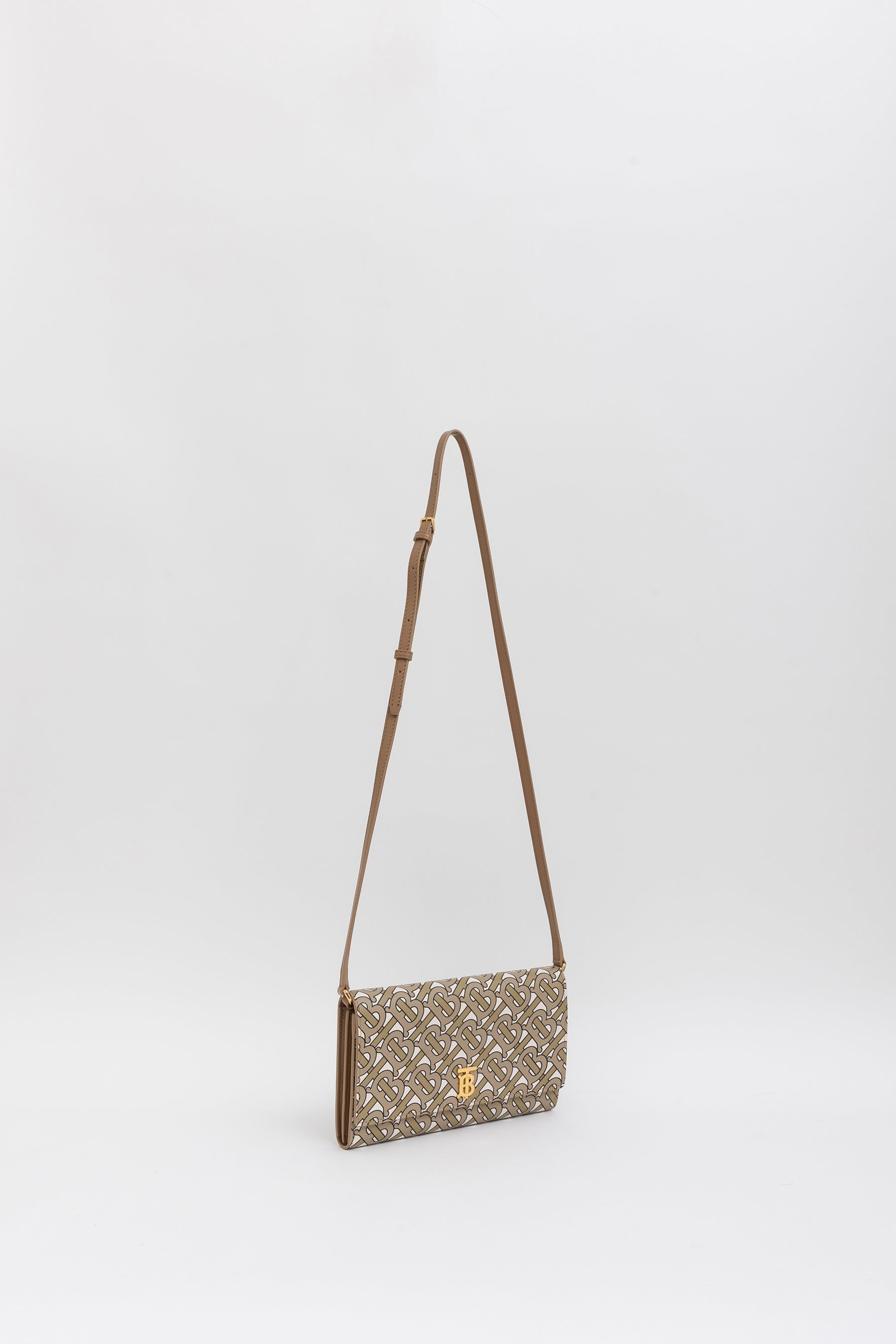 Hazelmere TB Monogram Crossbody Wallet