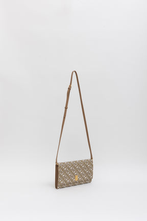 Hazelmere TB Monogram Crossbody Wallet