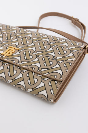 Hazelmere TB Monogram Crossbody Wallet