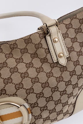 GG Canvas Hasler Horsebit Tote