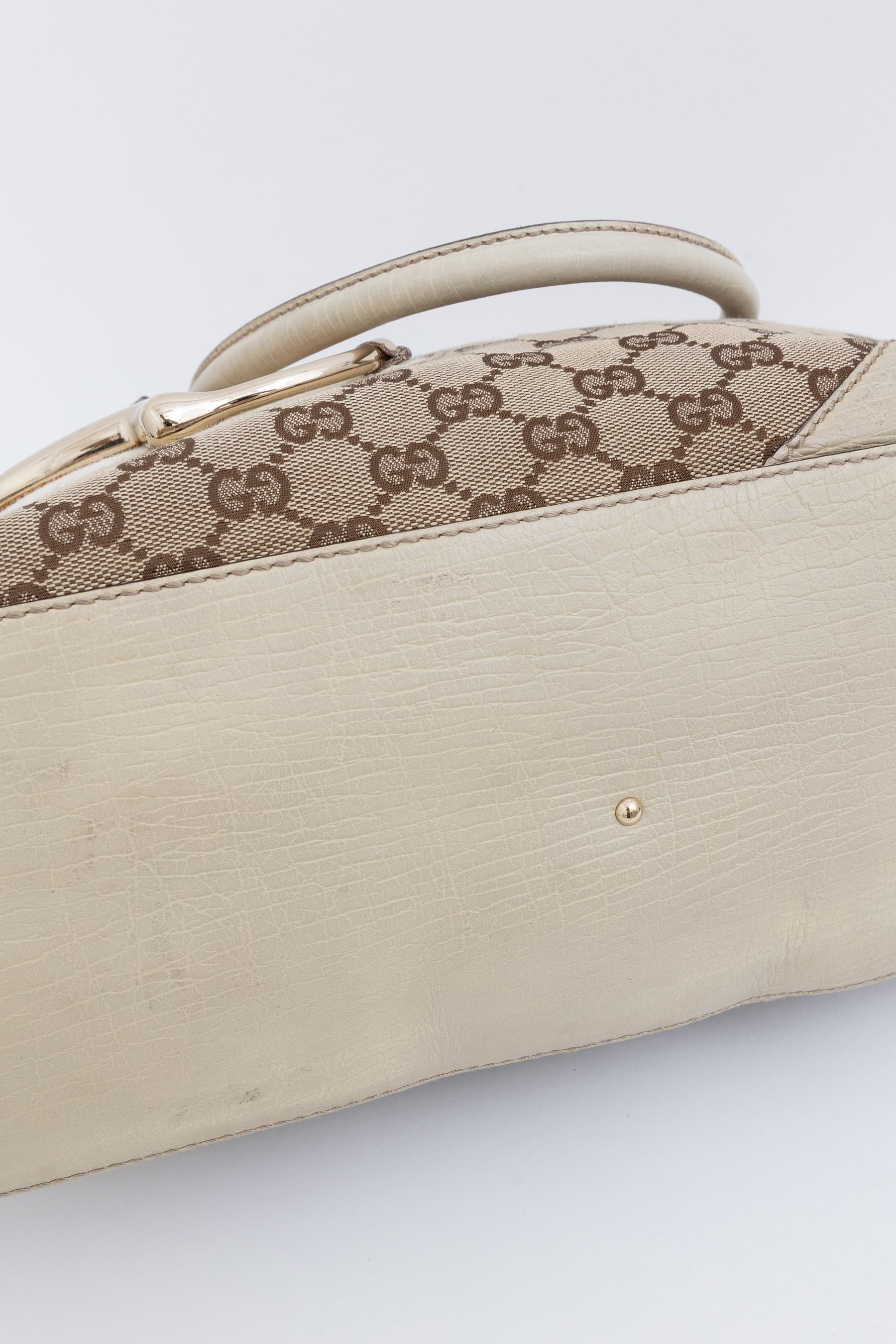 GG Canvas Hasler Horsebit Tote