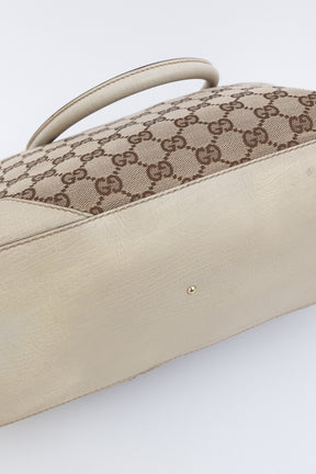 GG Canvas Hasler Horsebit Tote