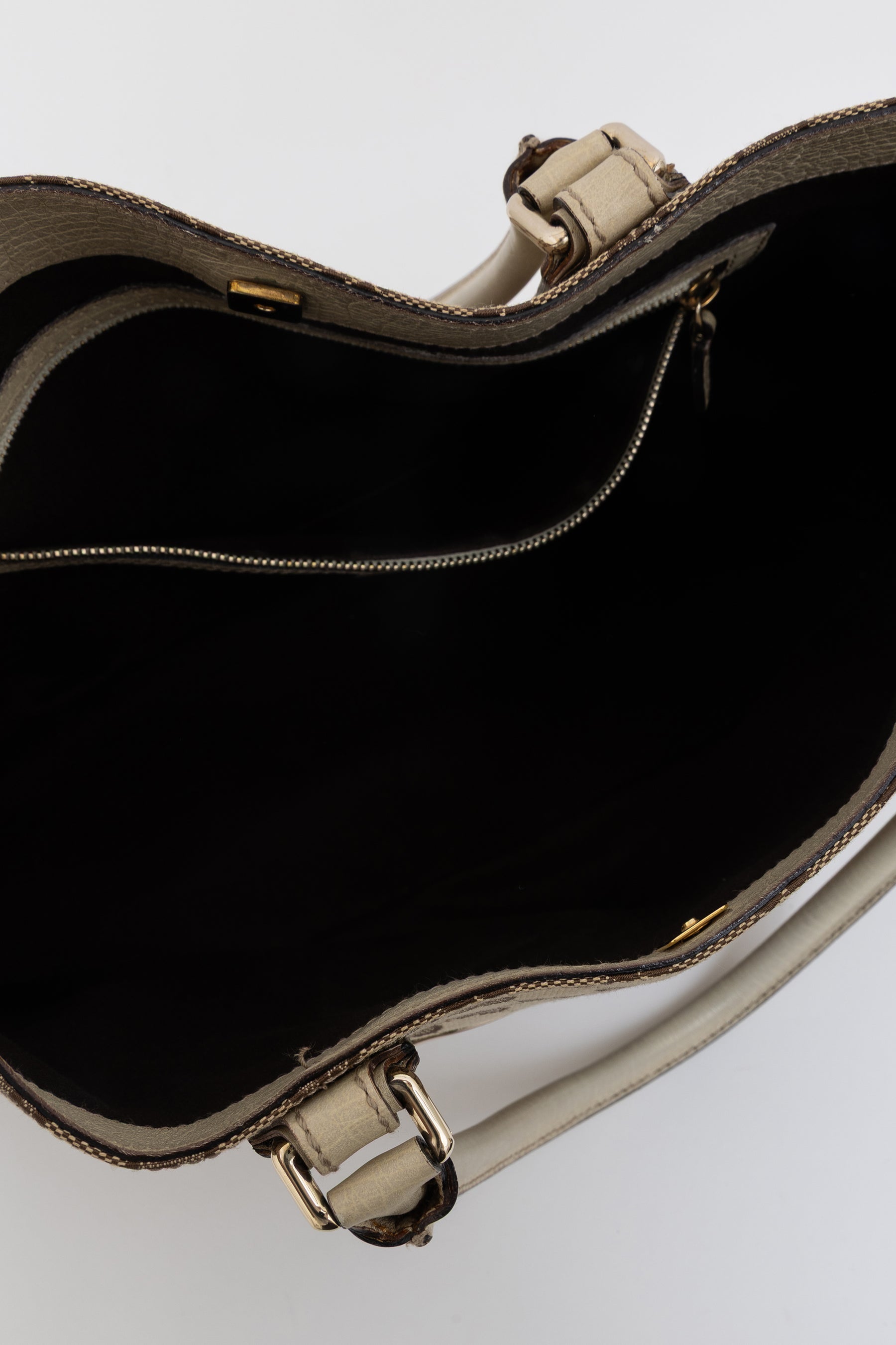 GG Canvas Hasler Horsebit Tote