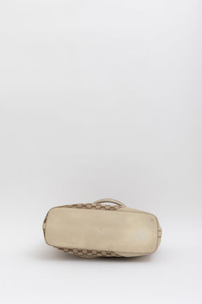 GG Canvas Hasler Horsebit Tote