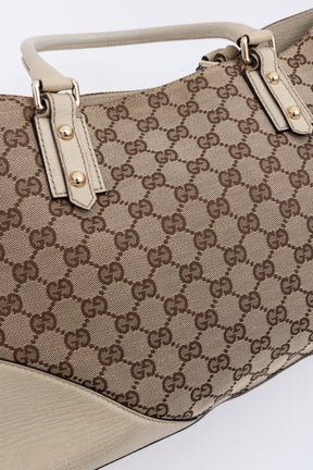 GG Canvas Hasler Horsebit Tote
