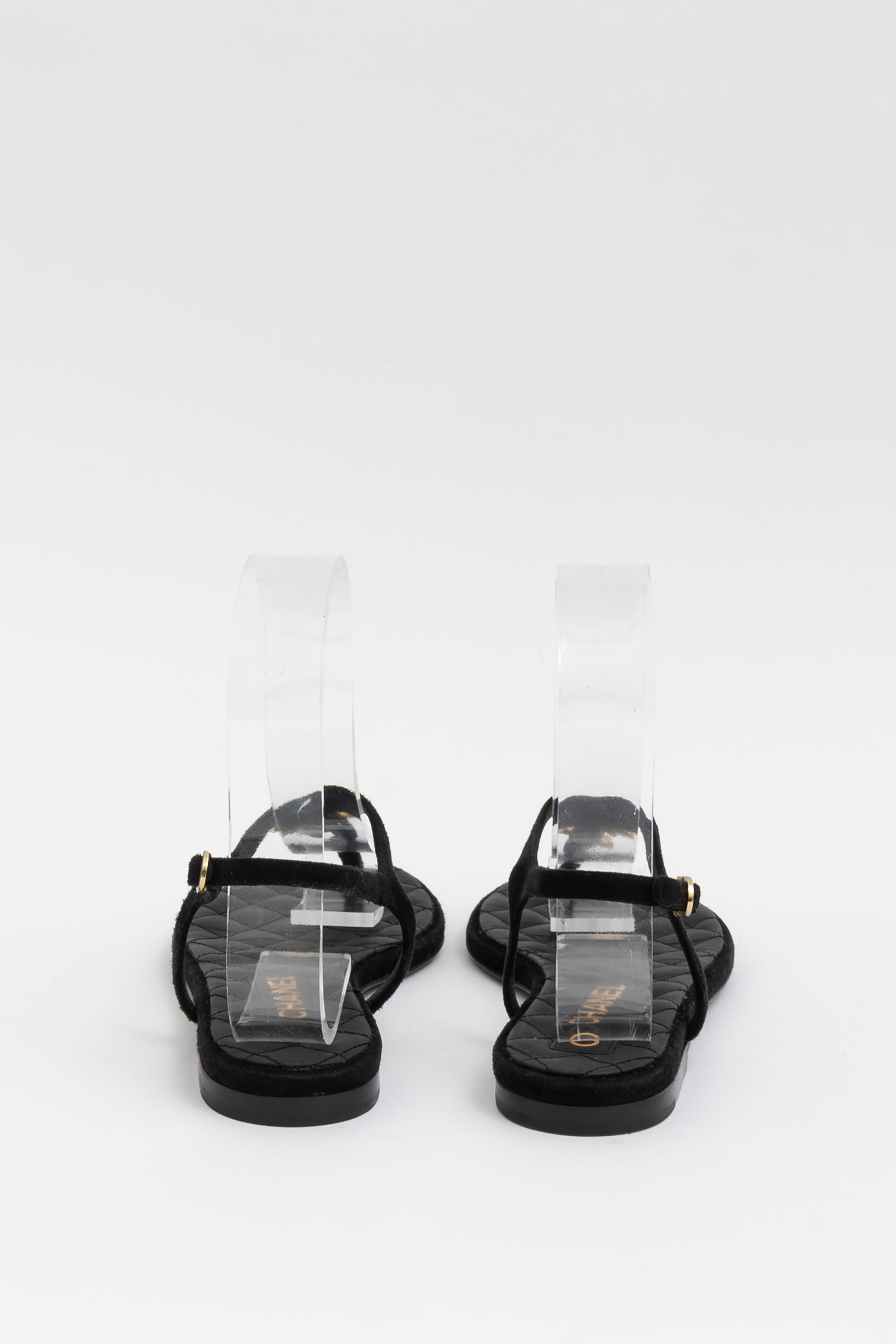 Quilted Floral Strappy Sandals