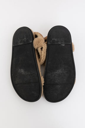 Feel Shearling Sandals
