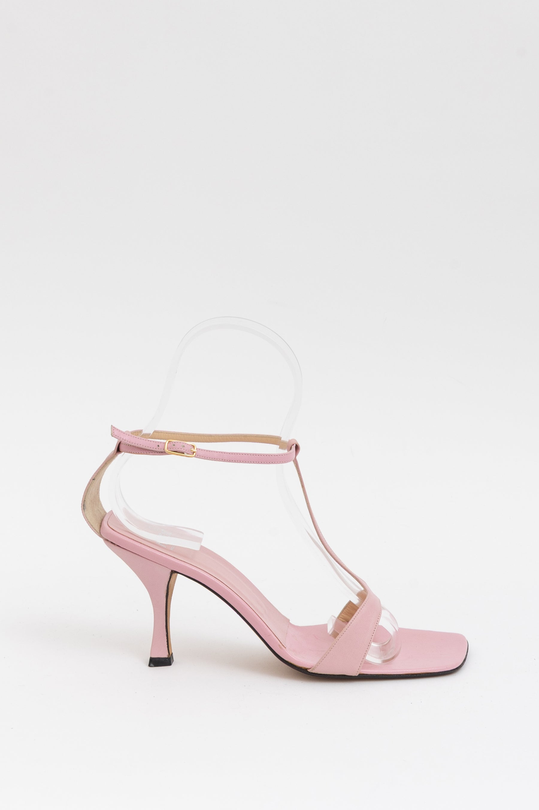 Fendi T Bar Strappy Sandals