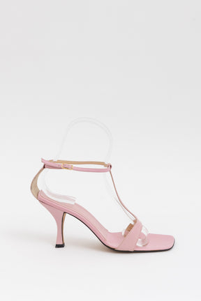 Fendi T Bar Strappy Sandals