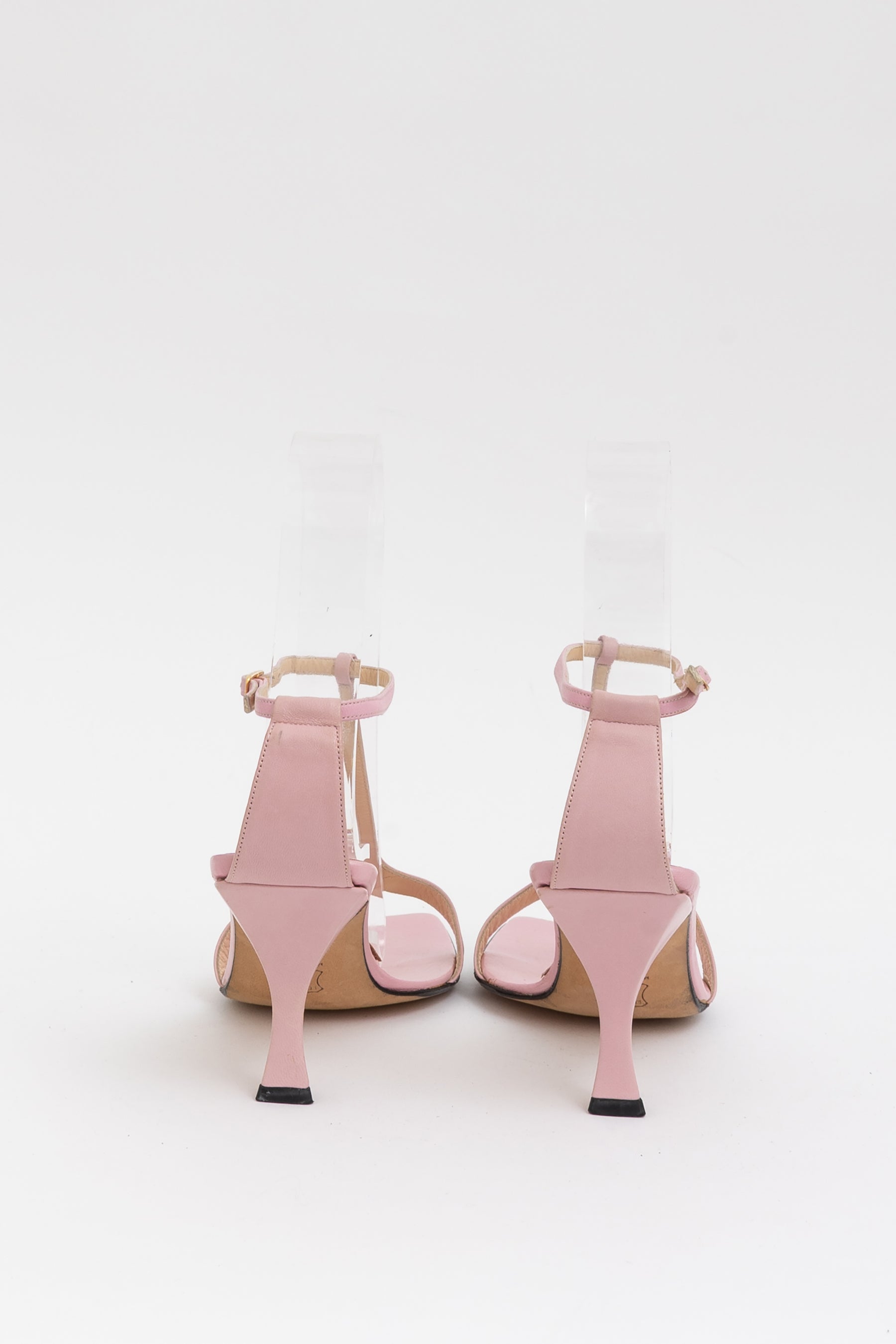 Fendi T Bar Strappy Sandals