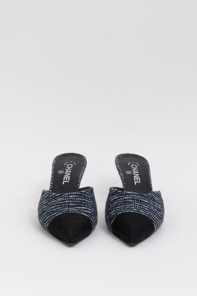 Tweed Mules