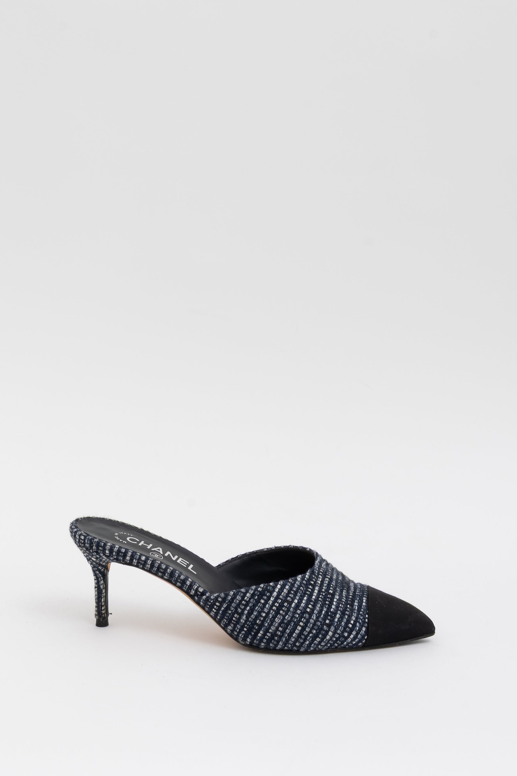 Tweed Mules