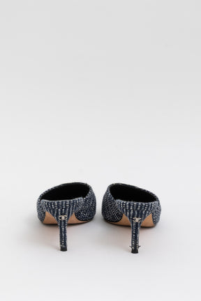 Tweed Mules