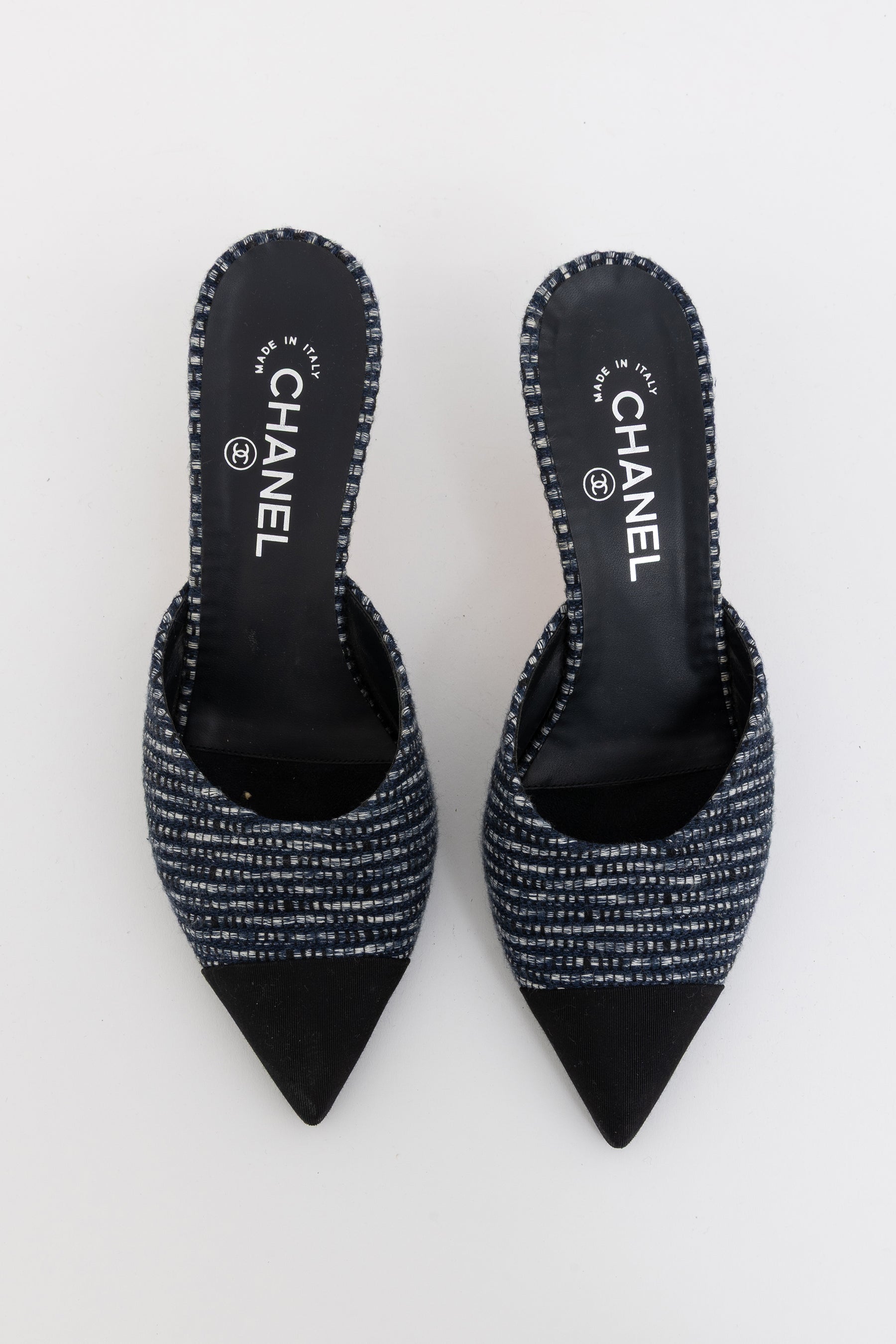 Tweed Mules