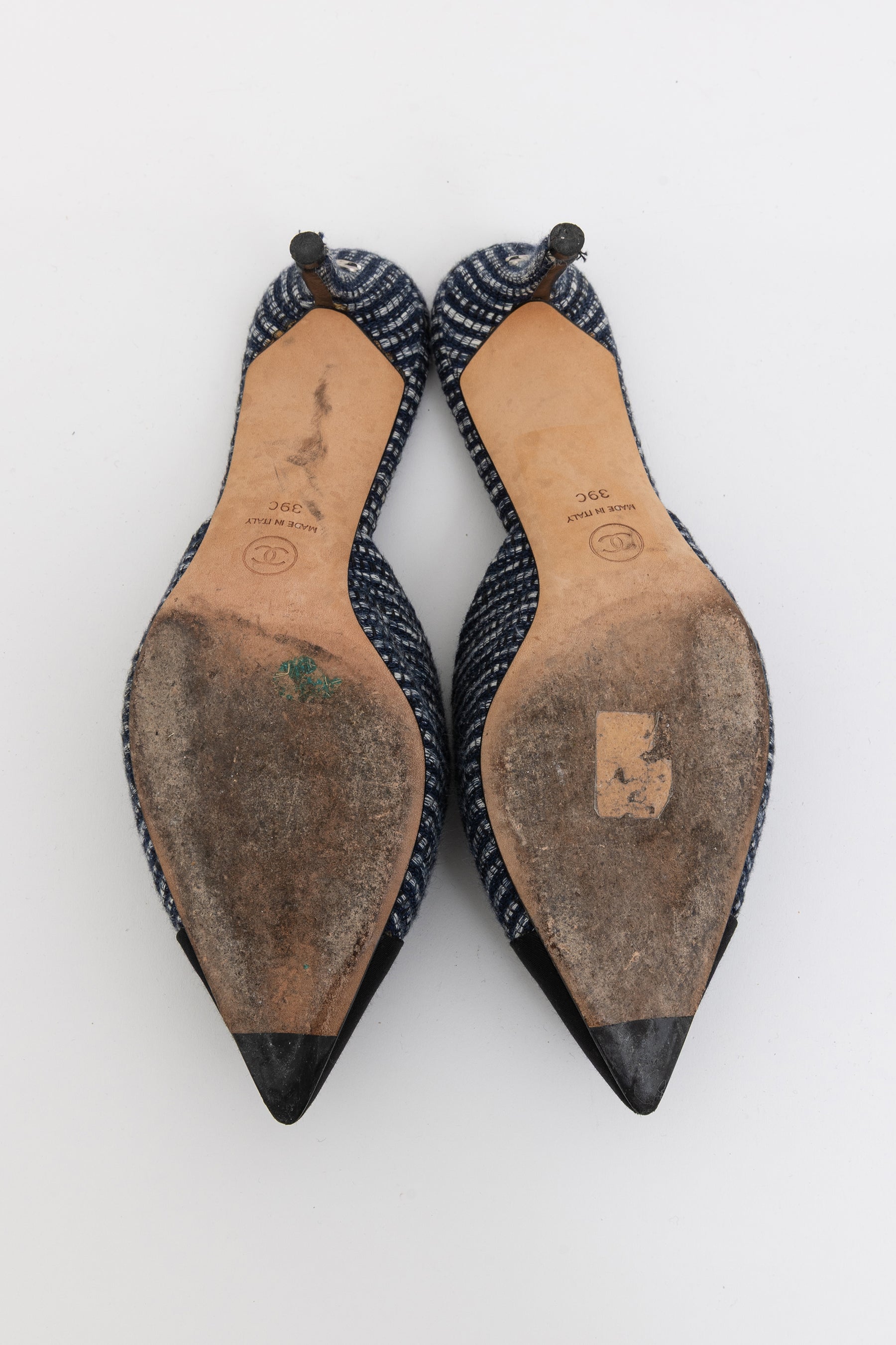 Tweed Mules