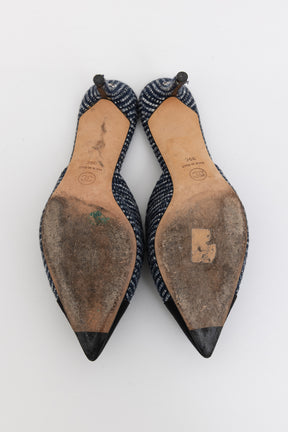 Tweed Mules