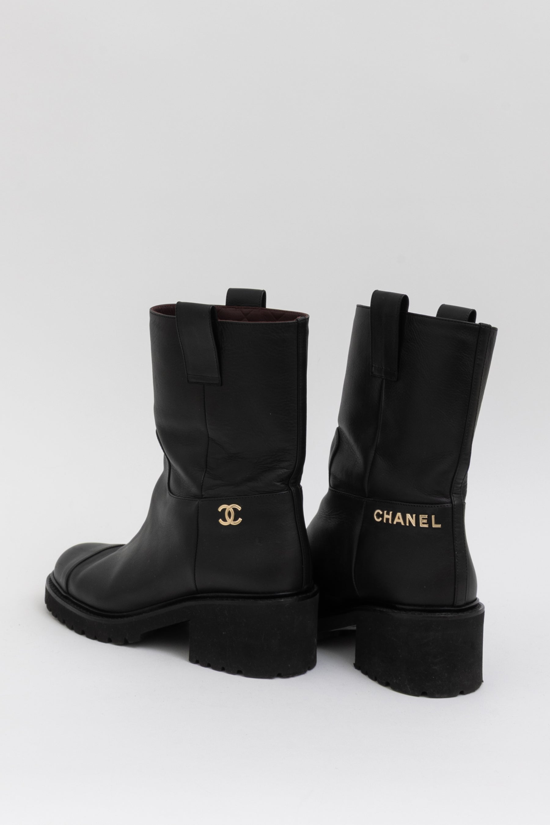 CC Logo Moto Boots