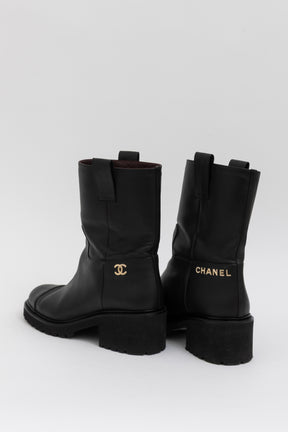 CC Logo Moto Boots
