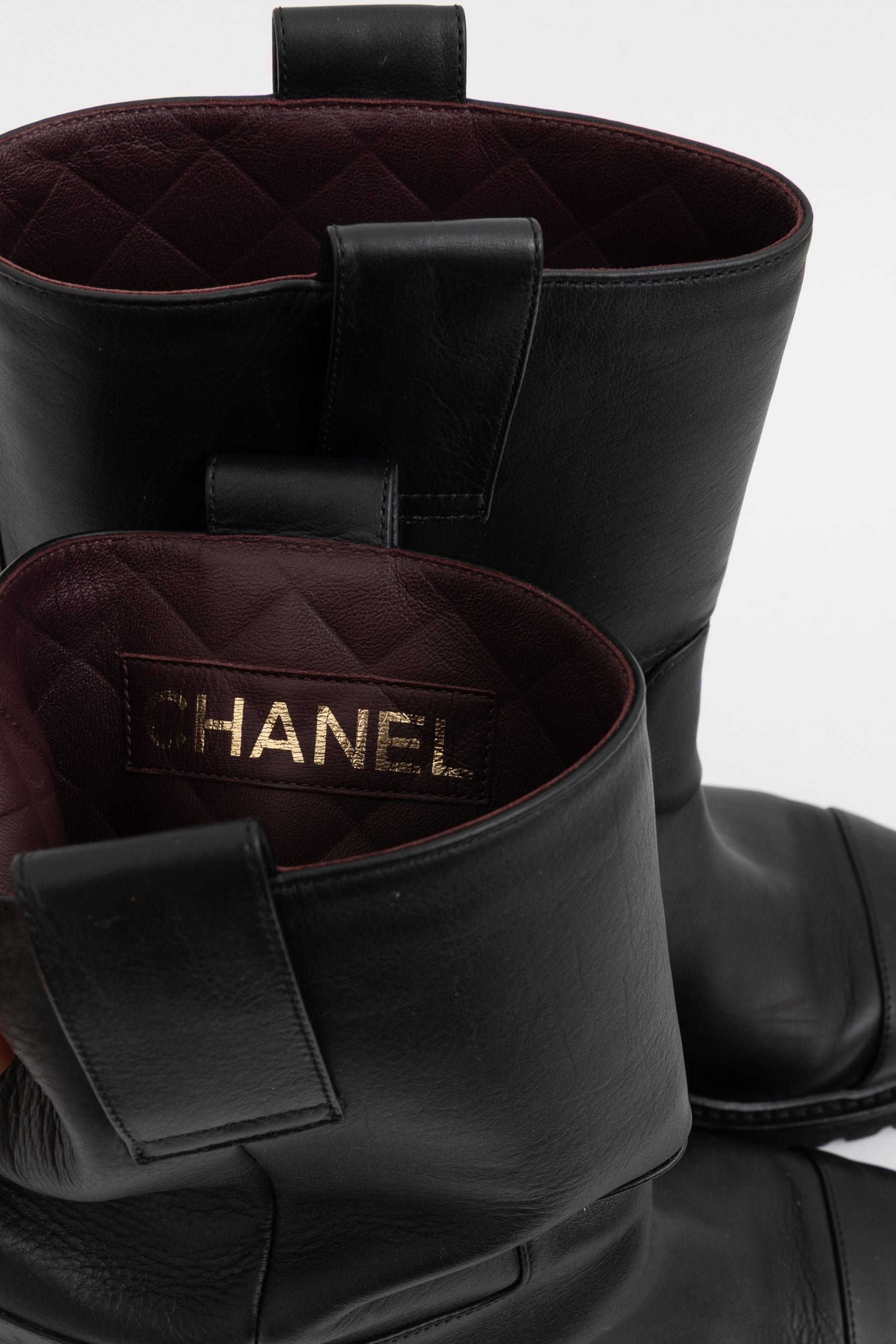 CC Logo Moto Boots