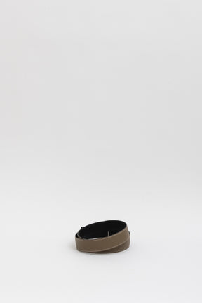 H Belt Buckle & Reversible Leather Strap