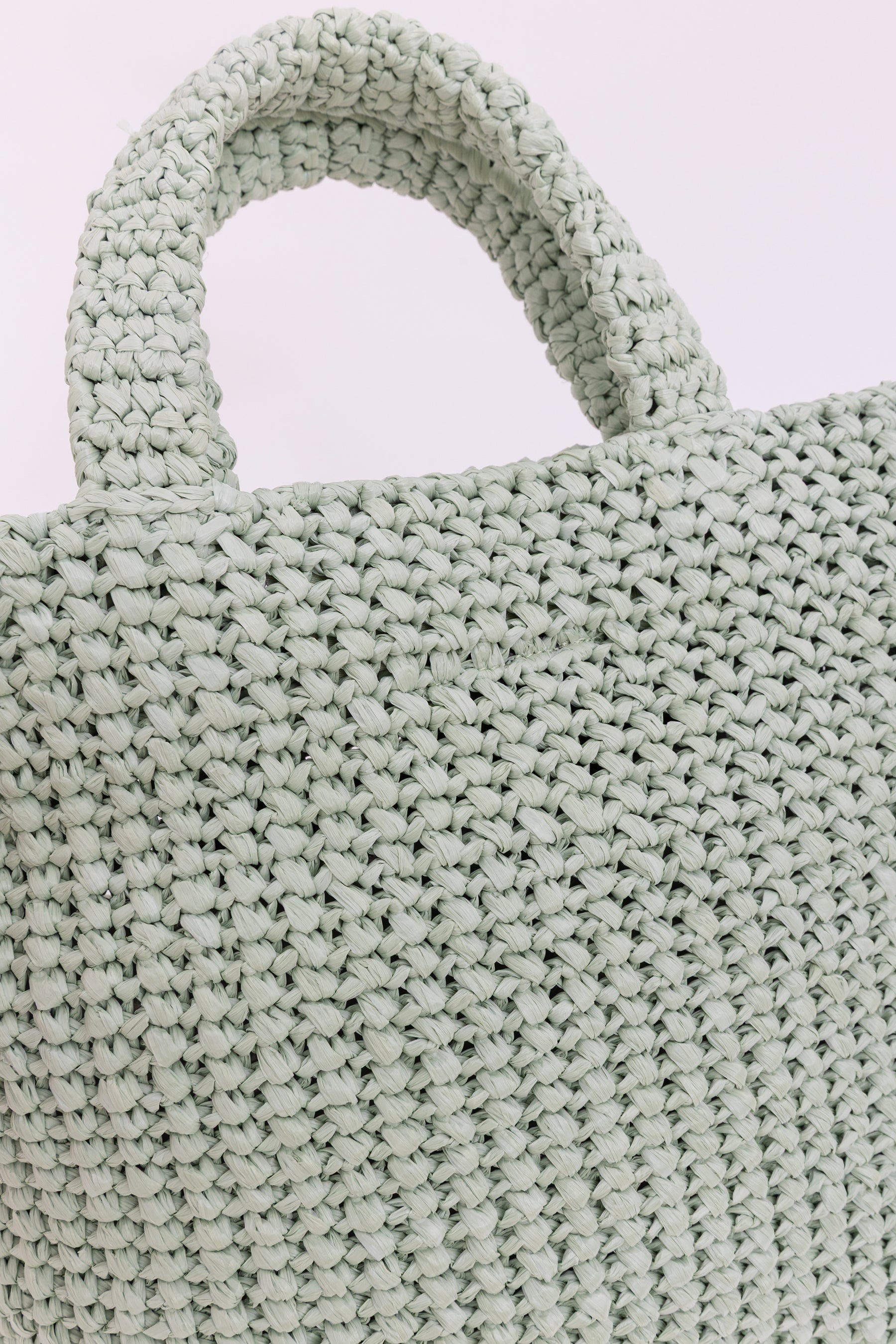 Small Crochet Tote Bag