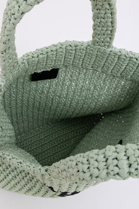 Small Crochet Tote Bag