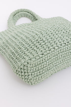 Small Crochet Tote Bag