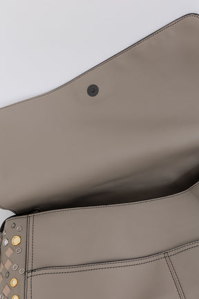 Studded Intrecciato Shoulder Bag