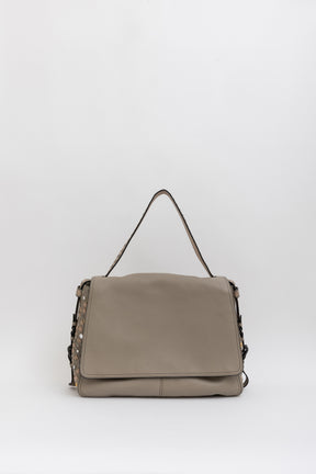 Studded Intrecciato Shoulder Bag