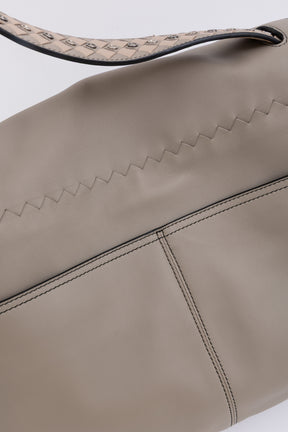 Studded Intrecciato Shoulder Bag