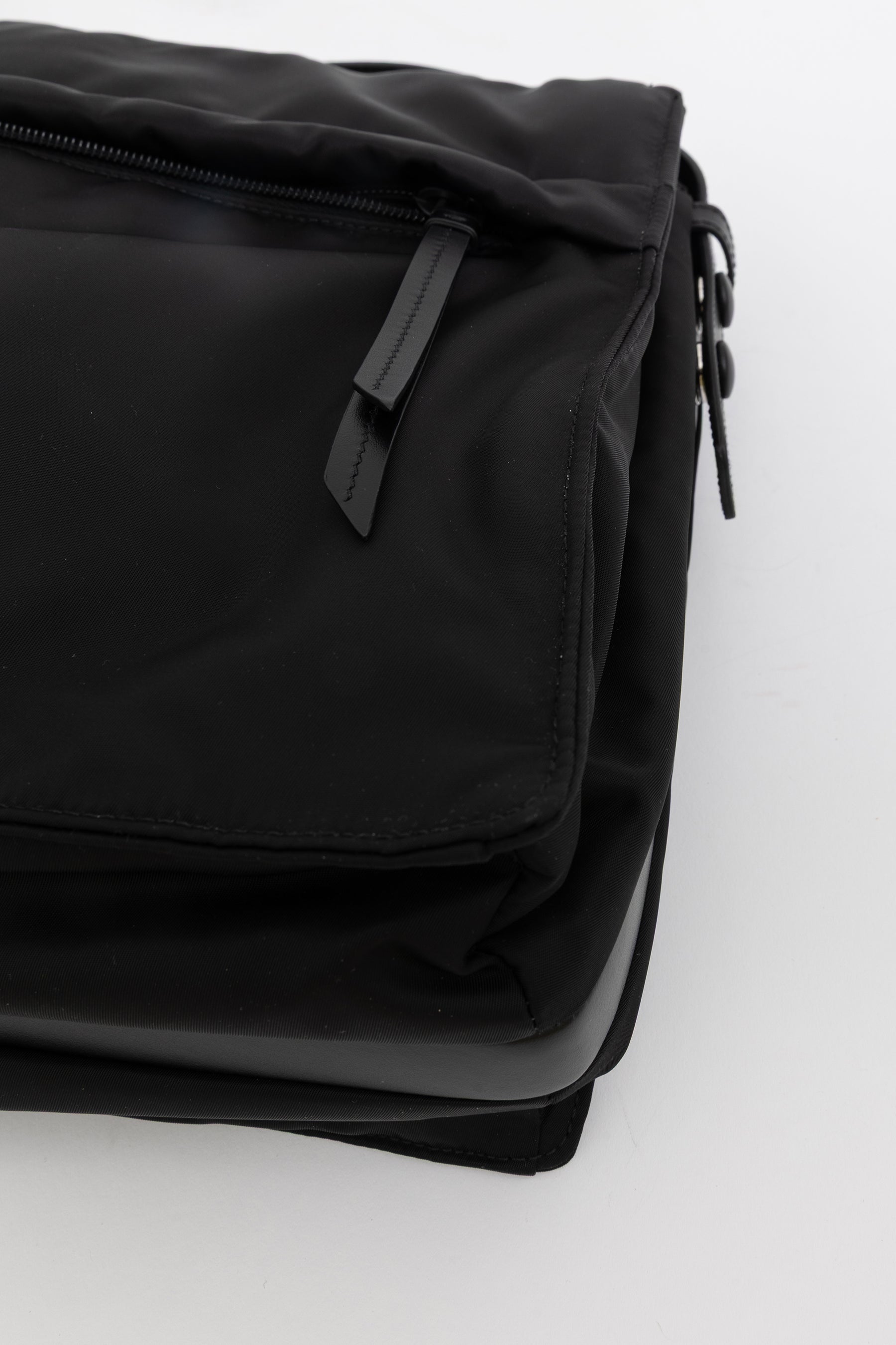 Traveller Large Padded Re-Nylon Shoulder Bag