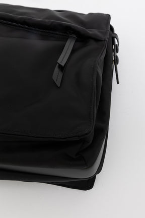 Traveller Large Padded Re-Nylon Shoulder Bag